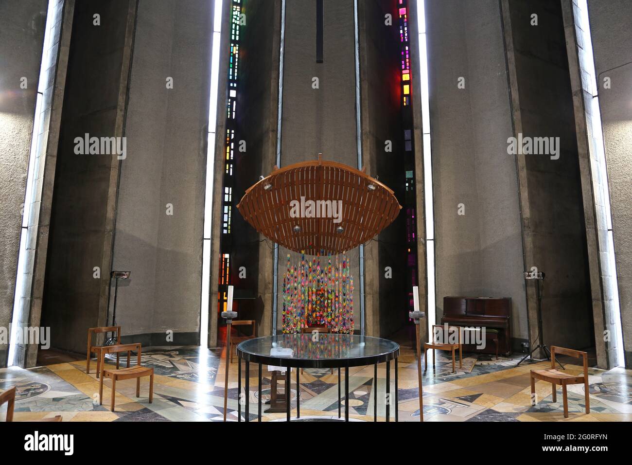 Chapel of Unity (multi-denominational), New Coventry Cathedral, Priory Street, Coventry, West Midlands, England, UK, Europe Stock Photo