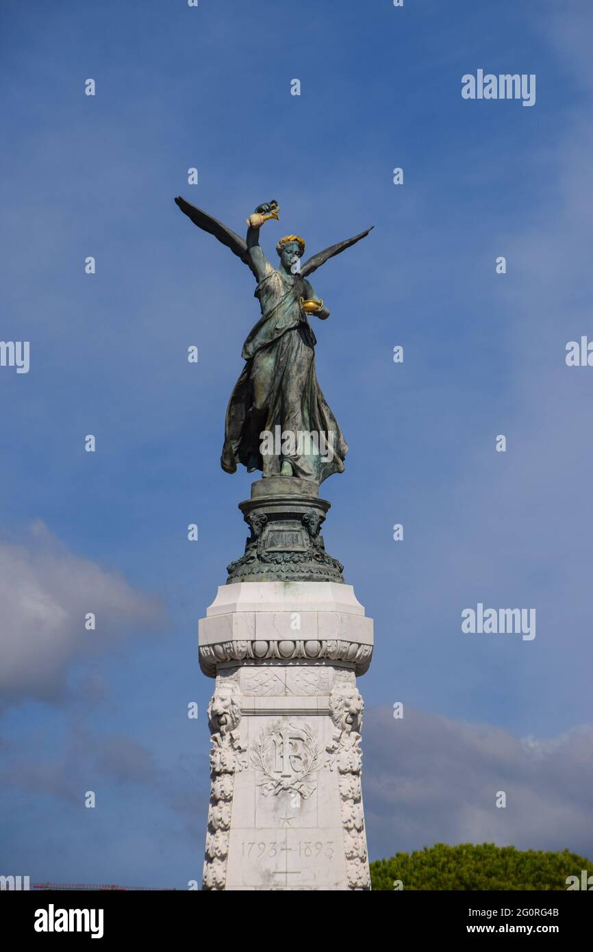 Centenary Monument (Monument du Centenaire), Promenade des Anglais, Nice,  France Stock Photo - Alamy