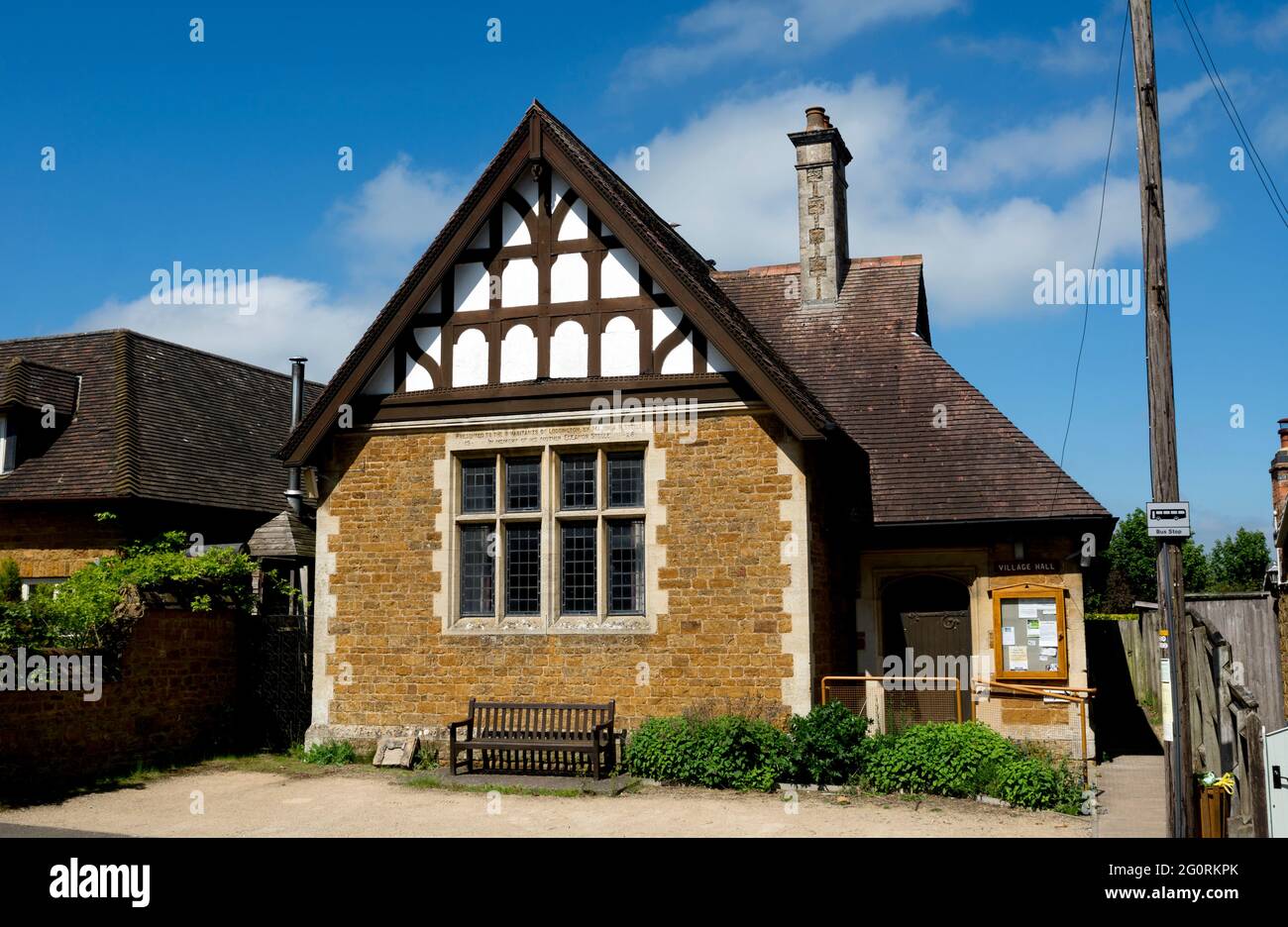 The village hall, Loddington, Northamptonshire, England, UK Stock Photo