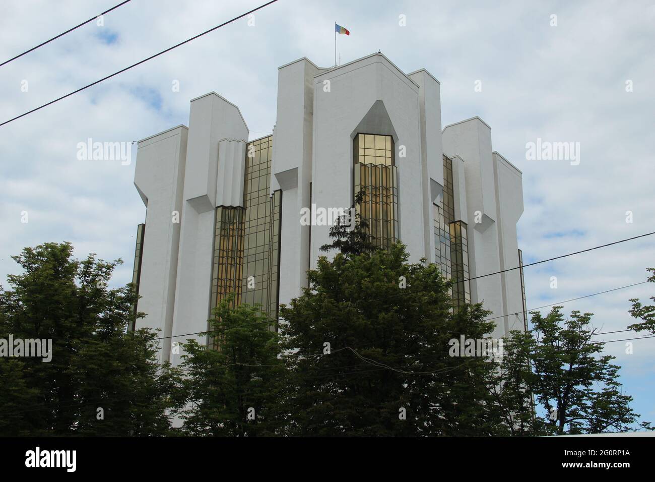 The Presidential Palace in Chisinau, Moldova Stock Photo