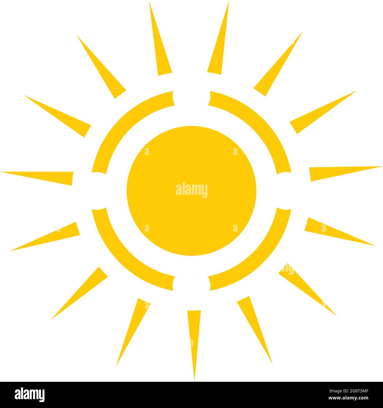 Yellow sun logo design vector template Stock Vector Image & Art Alamy
