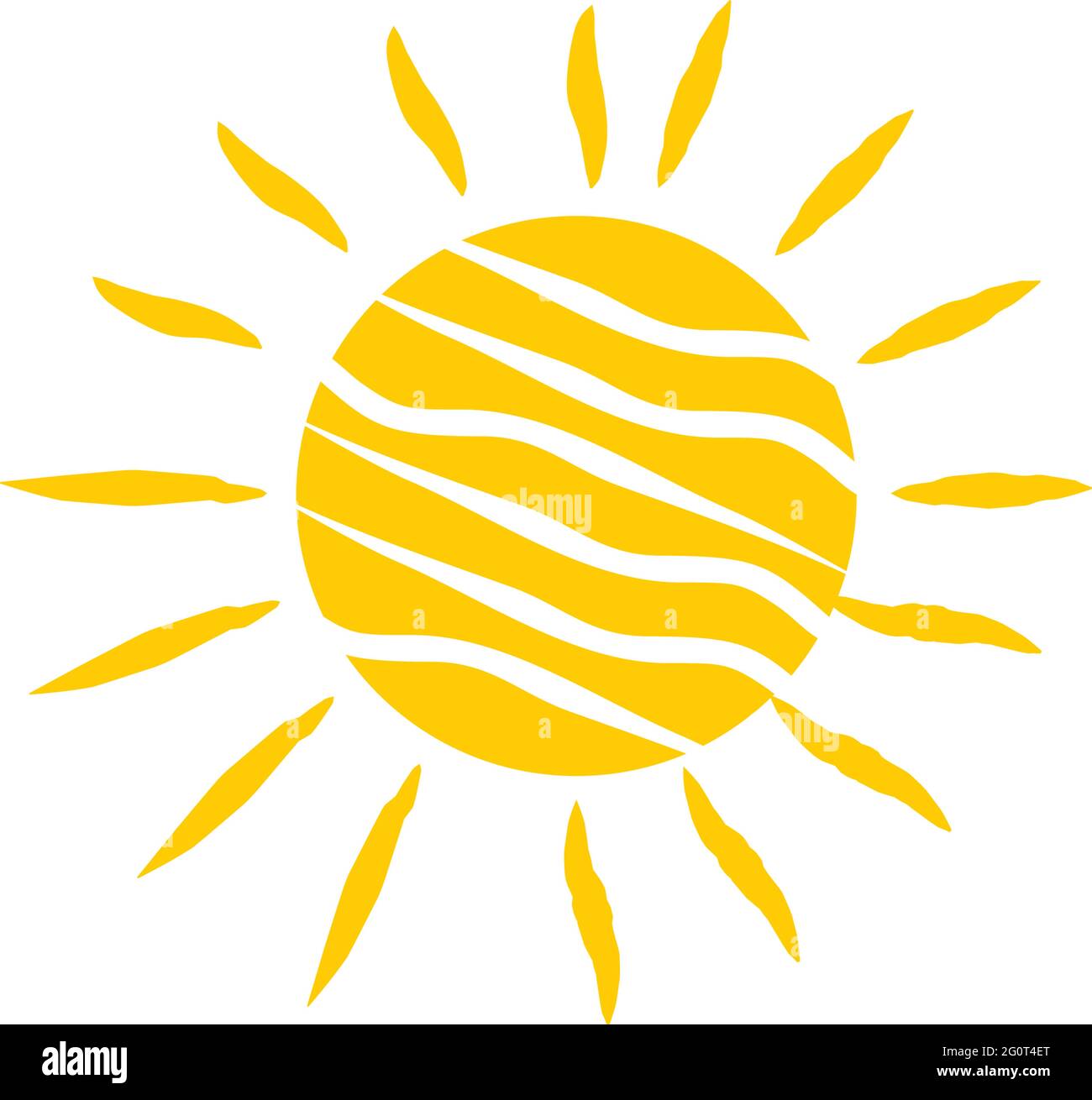 Yellow sun logo design vector template Stock Vector Image & Art - Alamy