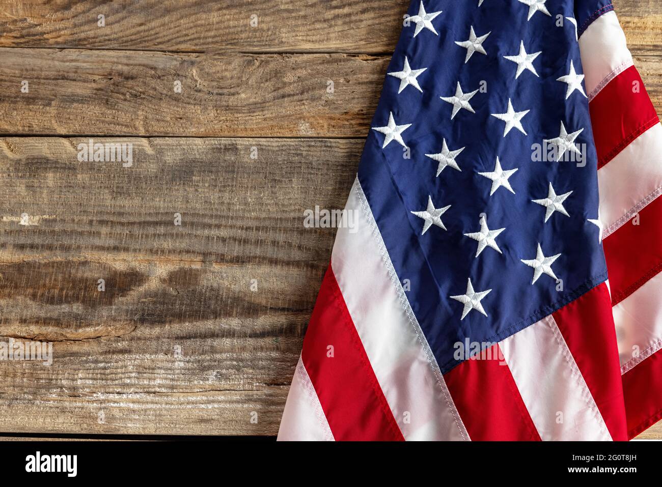 American flag for Memorial Day, Labour Day. Independence Day isolated