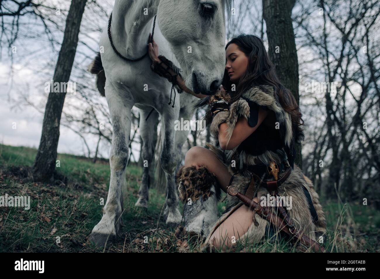 Celtic female warrior hi-res stock photography and images - Alamy