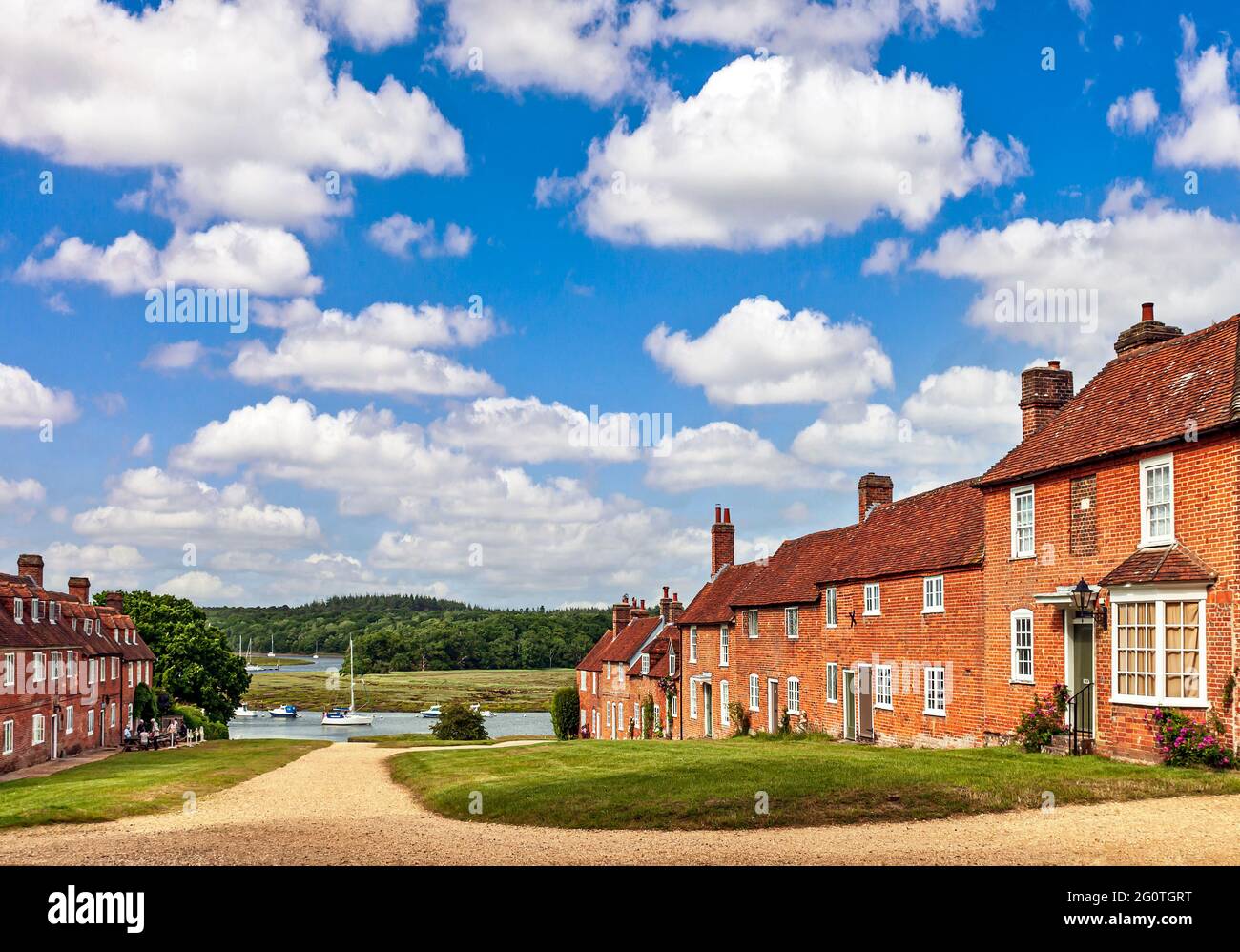 Bucklers Hard. Stock Photo