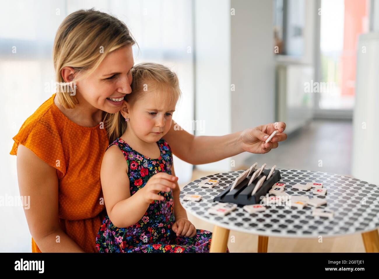 Fun and educational games to play with toddlers Stock Photo Alamy