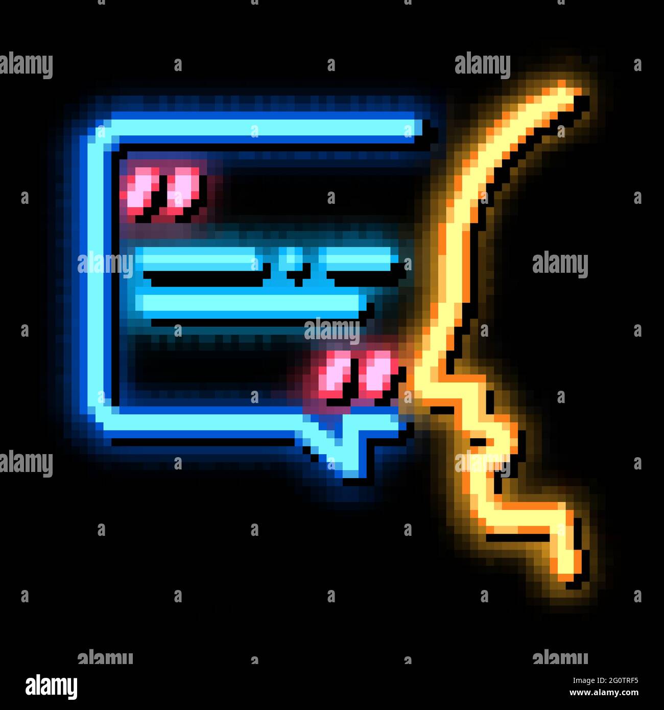 Human Speaking neon glow icon illustration Stock Vector Image & Art - Alamy