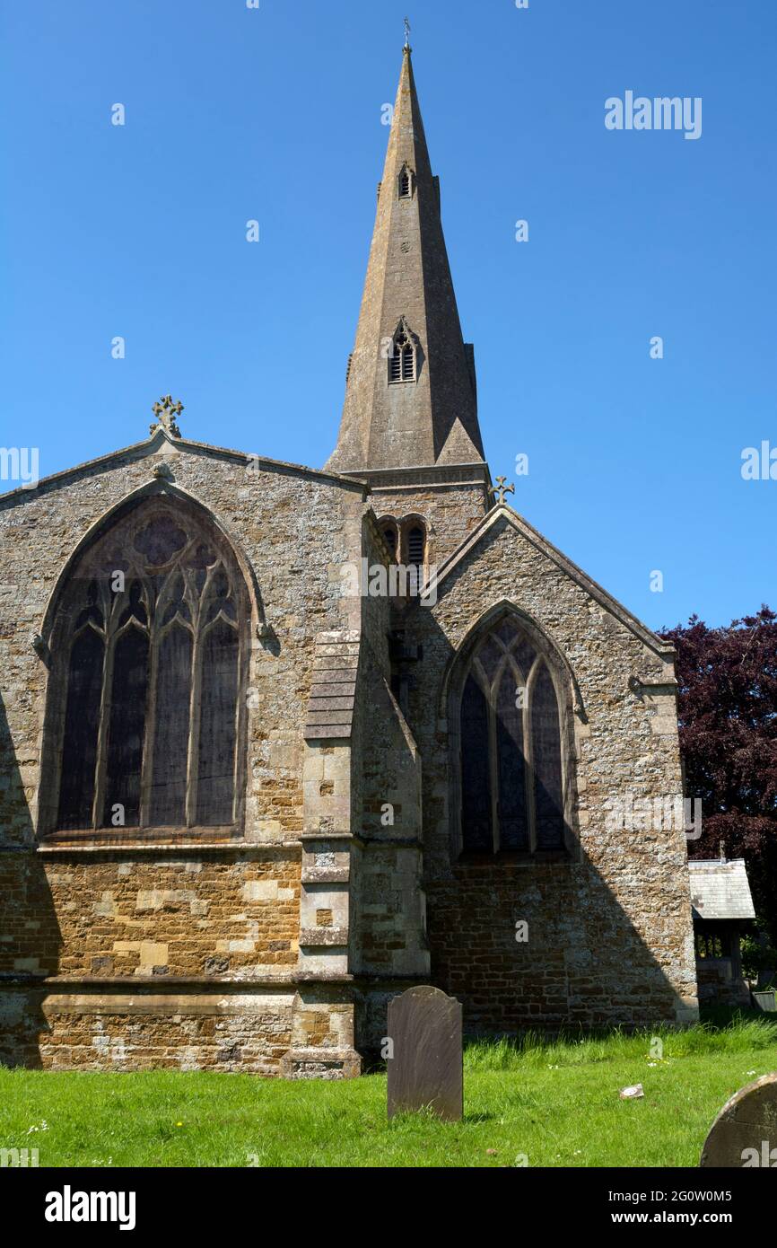 All Saints Church, Thorpe Malsor, Northamptonshire, England, UK Stock