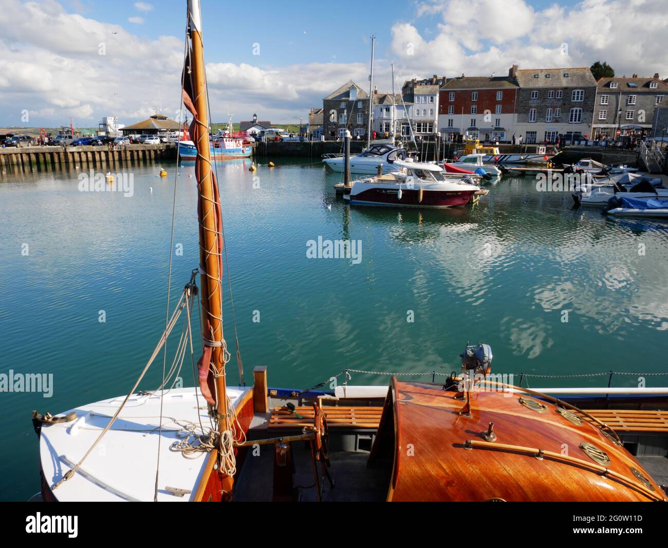 Padstow harbour, Cornwall Stock Photo Alamy