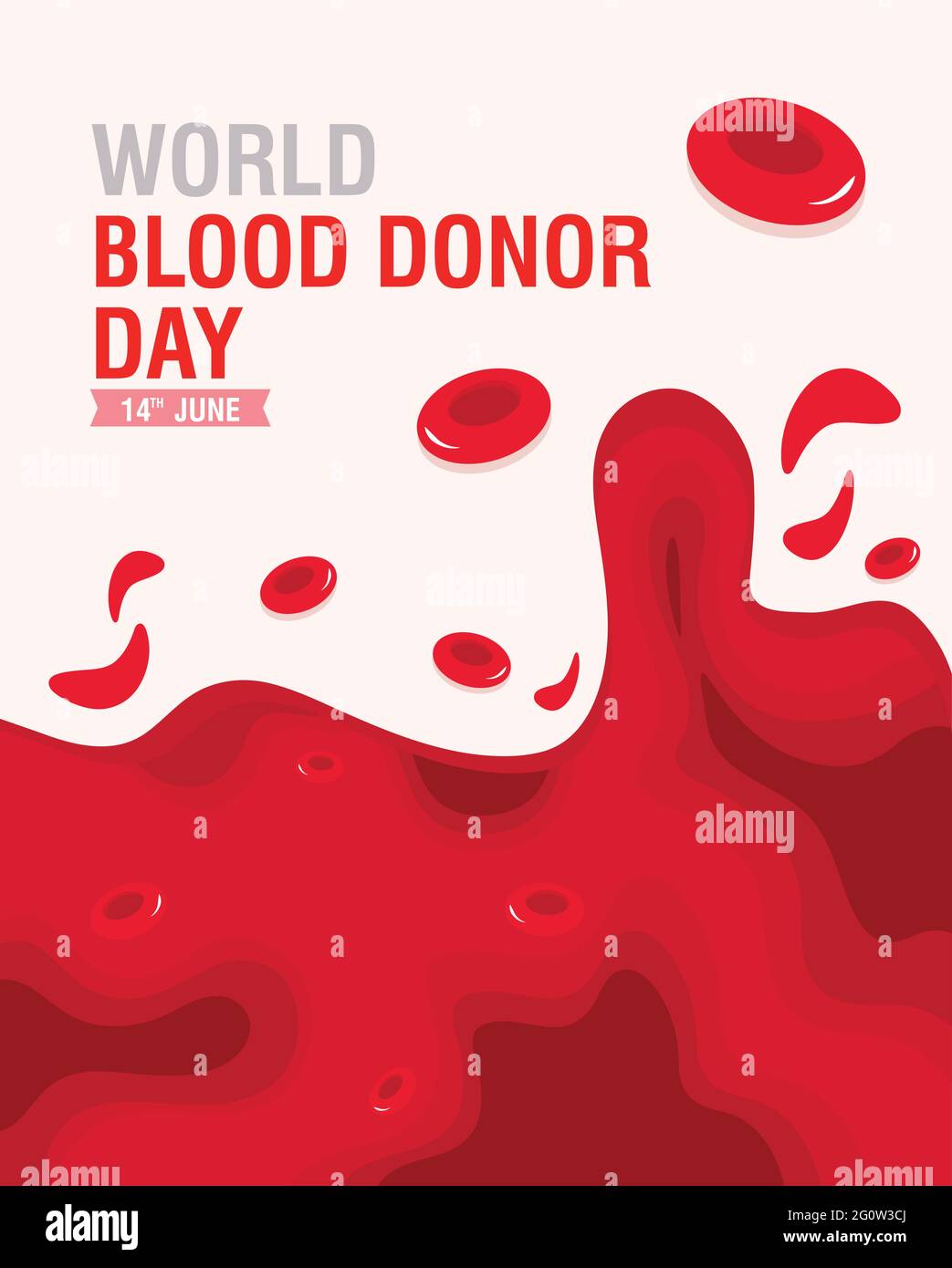 World blood donor day lettering Stock Vector Images - Alamy