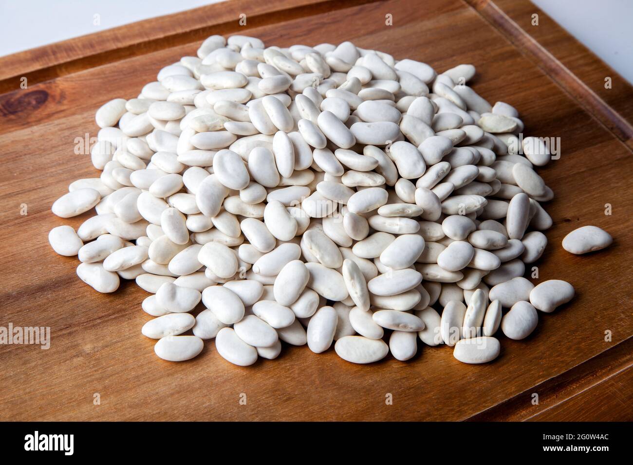 Organic dried beans on table Stock Photo Alamy