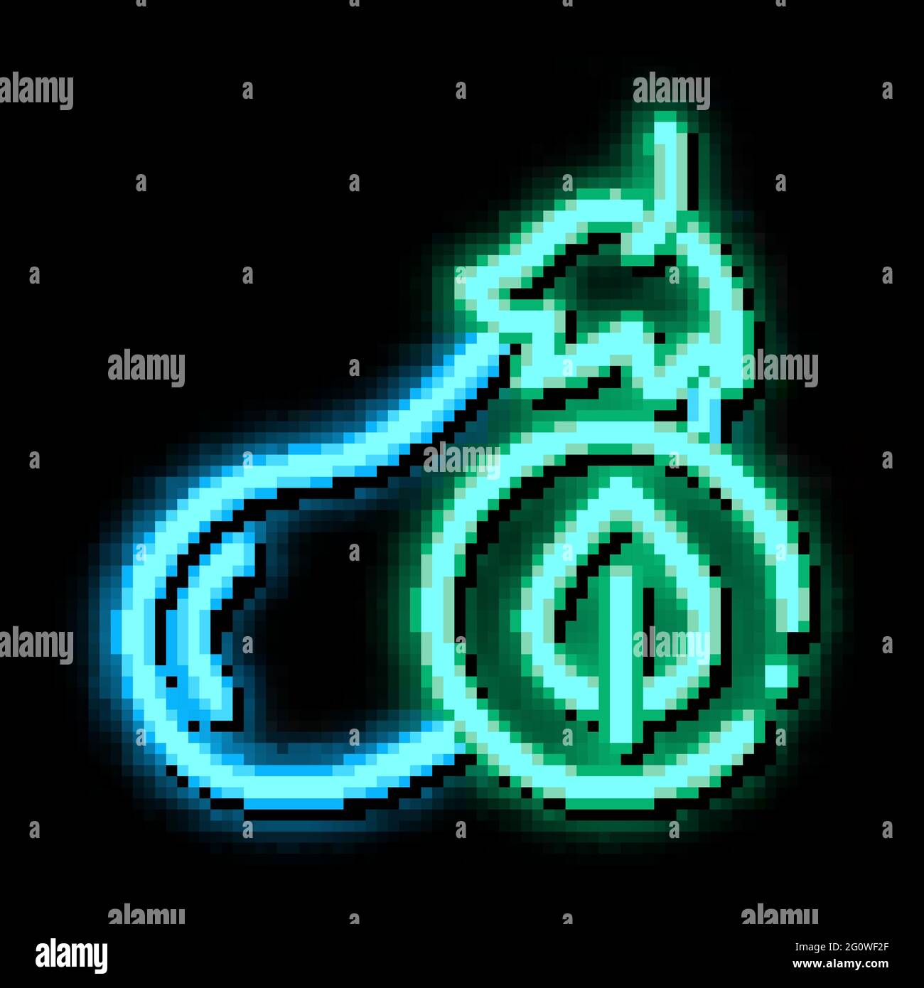 Eggplant Leaf neon glow icon illustration Stock Vector Image & Art - Alamy