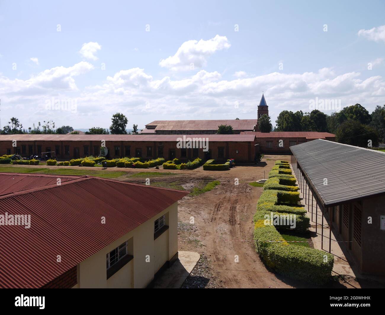 The Saint-Aloys Catholic High School in Rwanda welcomes more than 1,000 students aged 12 to 20 in Rwamagana Stock Photo