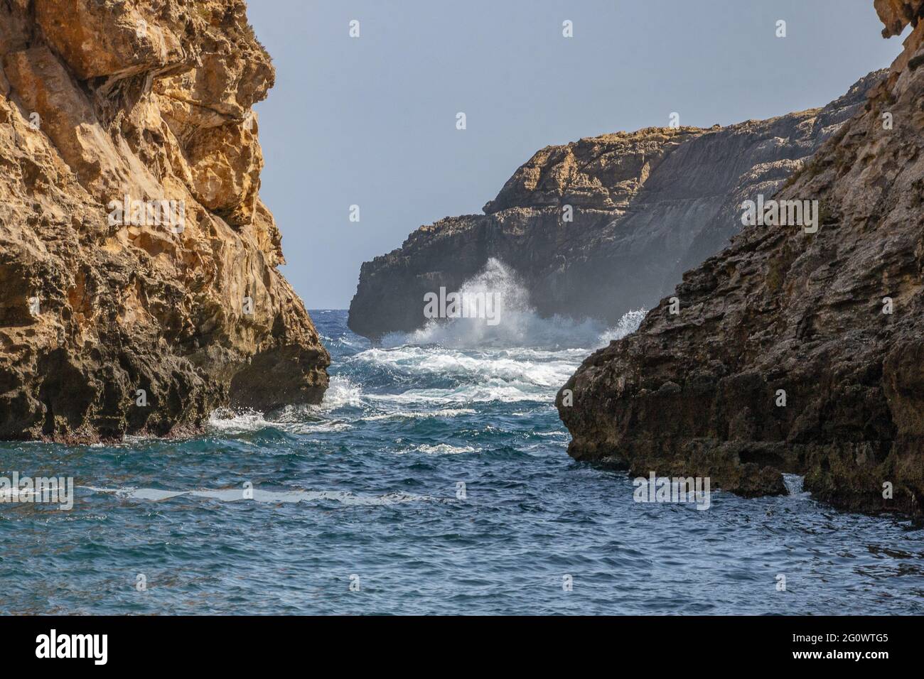 The Ghasri Valley (Wied) Stock Photo