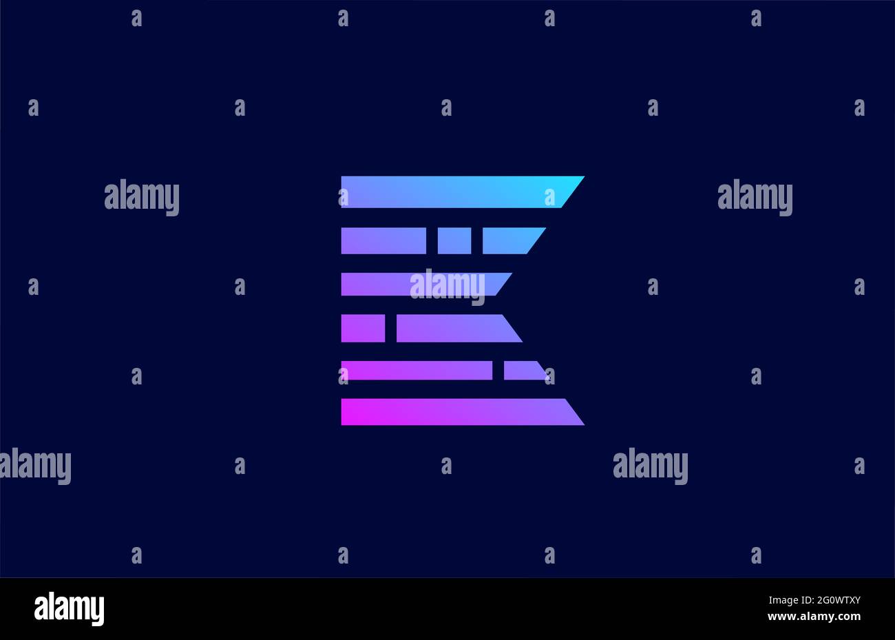 letter K logo alphabet icon with block line. Creative design for ...