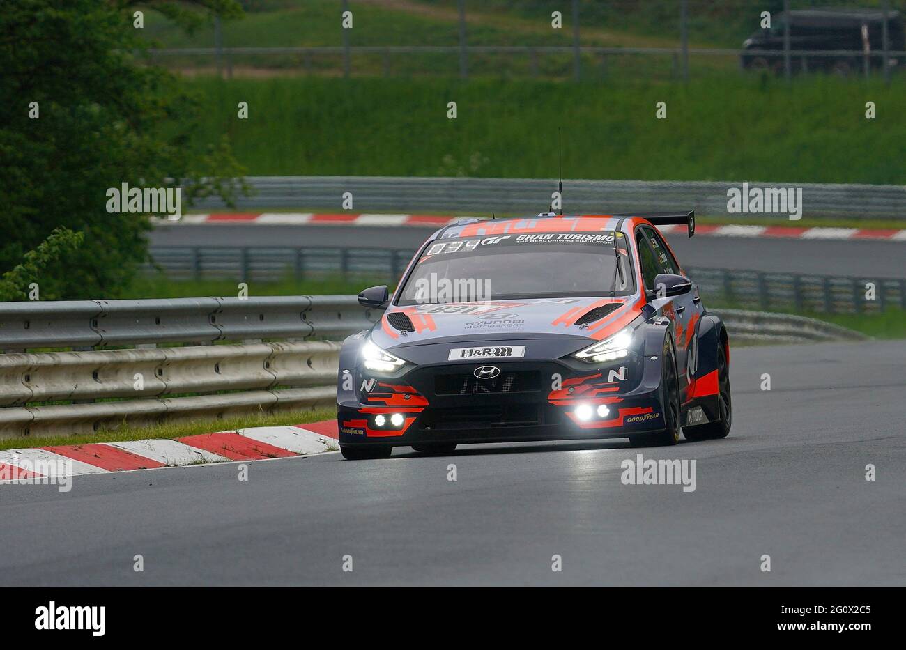 Nurburg, Germany. June 03 2021: 24h race 2021, Nurburgring, 03.06. - 06 ...