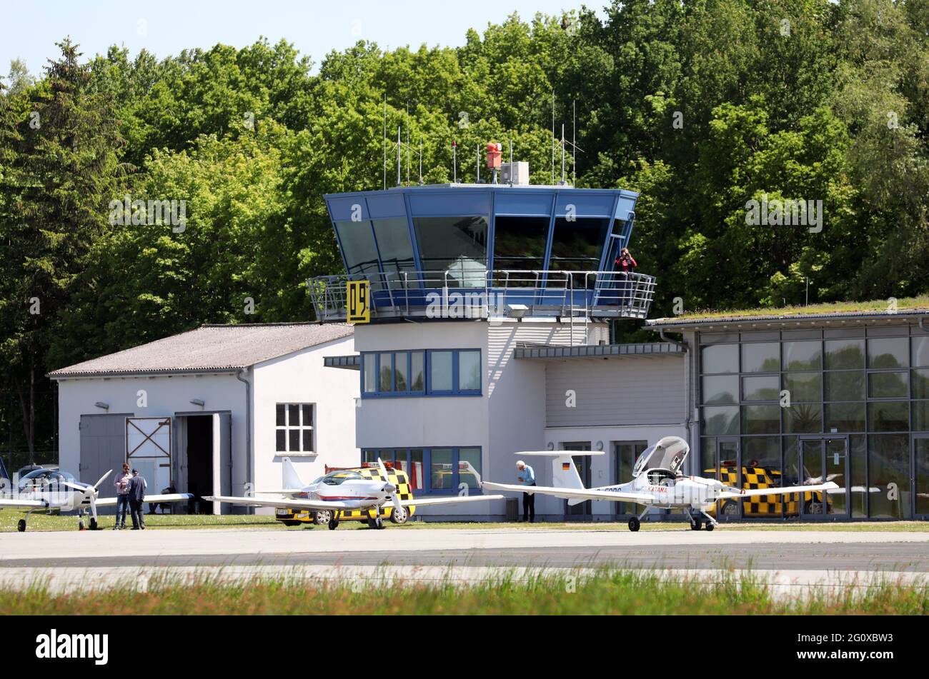 Barth, Germany. 03rd June, 2021. The Baltic Sea Airport Stralsund-Barth ...