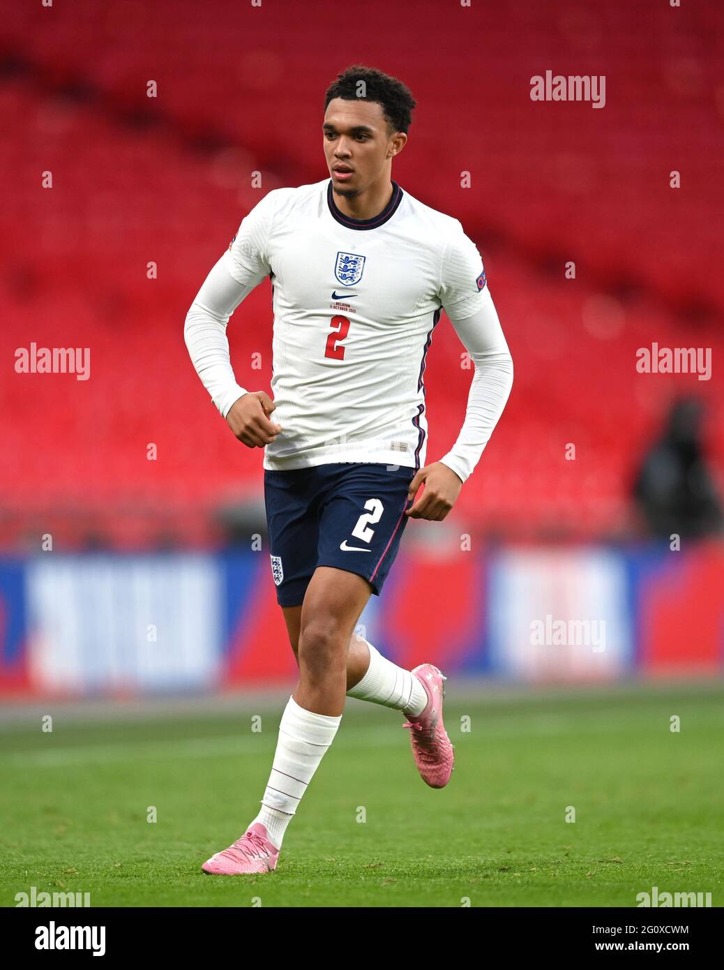 File photo dated 11-10-2020 of England's Trent Alexander-Arnold. Issue date: Thursday June 3, 2021. Stock Photo