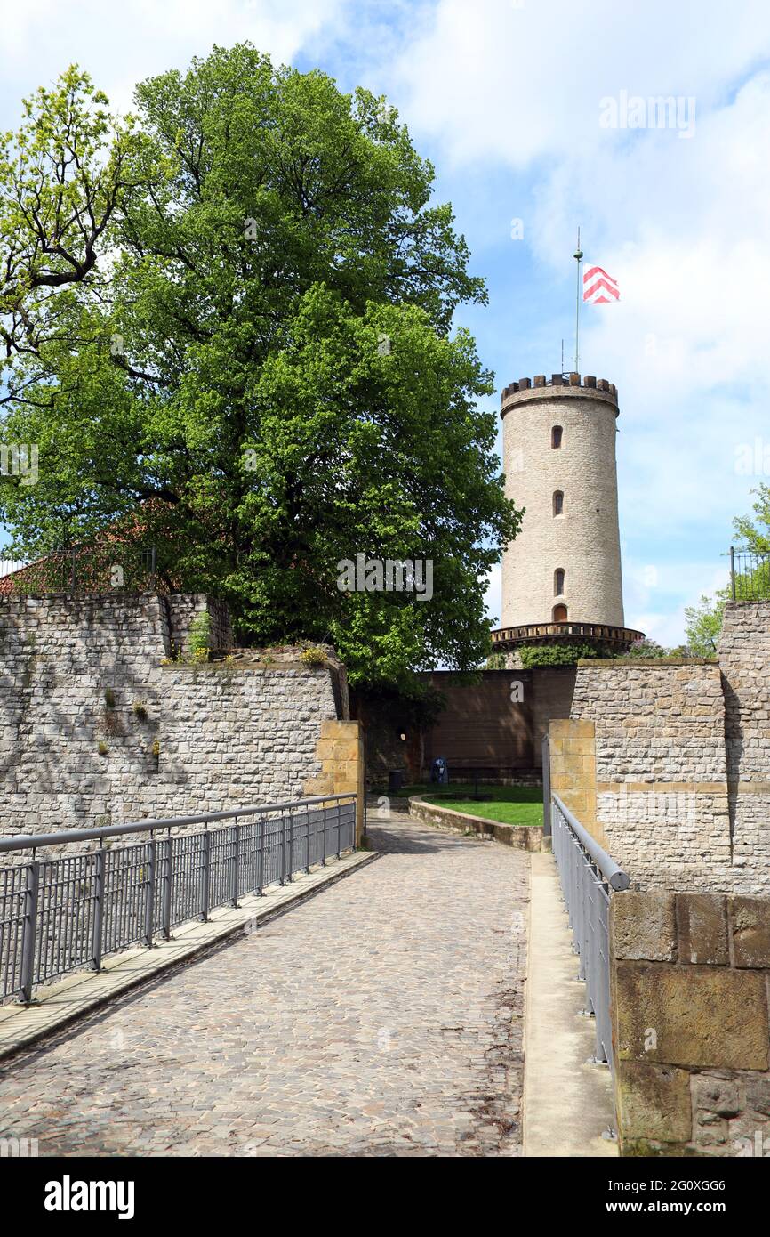 Burg und Festung Sparrenburg, Bielefeld, Nordrhein-Westfalen, Deutschland Stock Photo