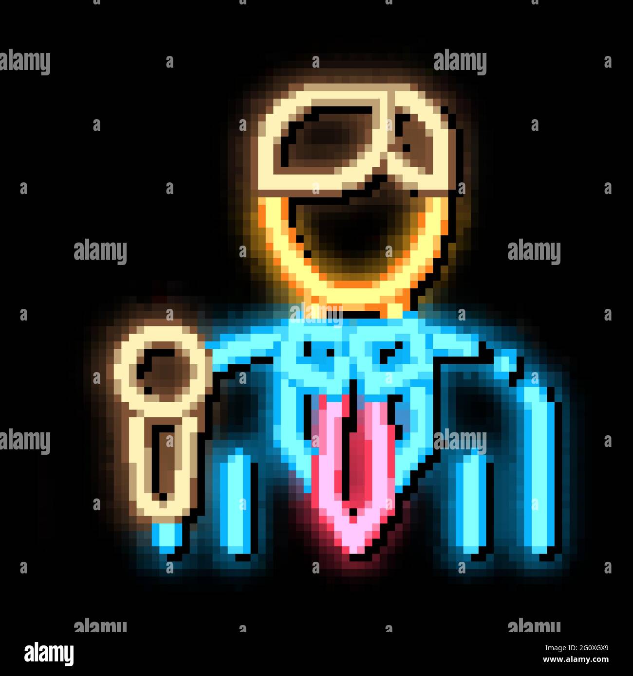Journalist Man neon glow icon illustration Stock Vector Image & Art - Alamy