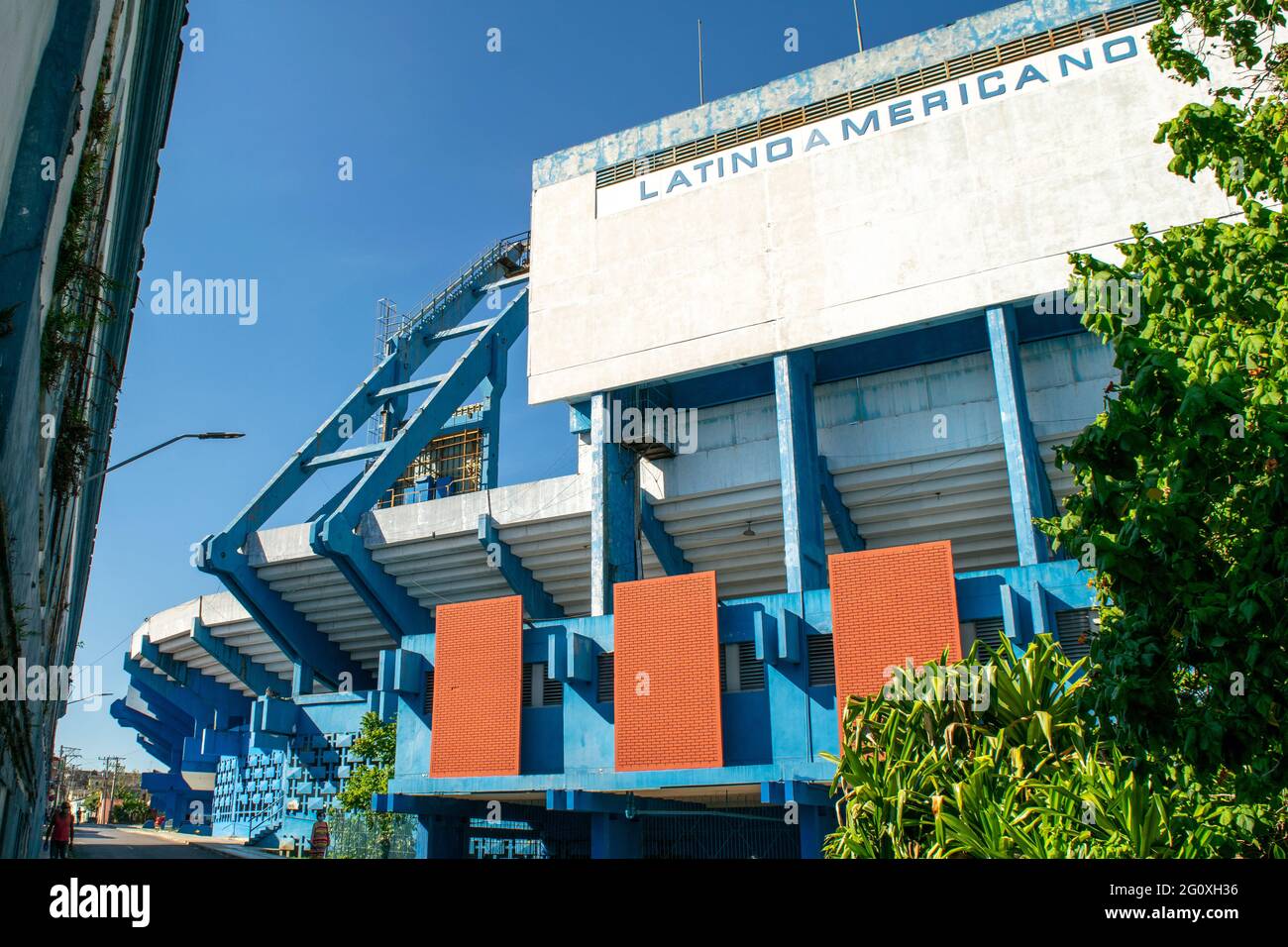 Estadio Latino Americano, Havana, Cuba Stock Photo