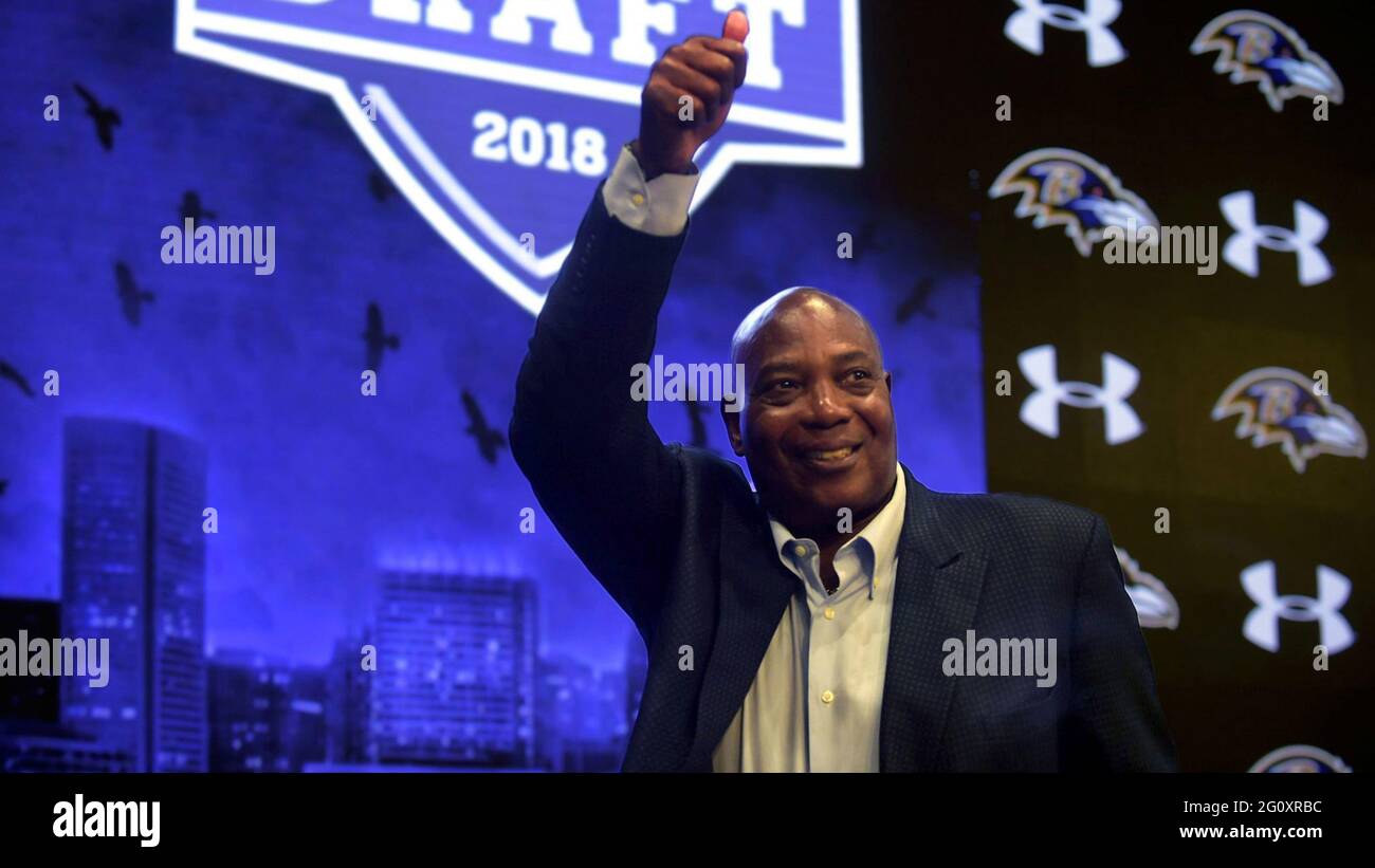 USA. 03rd June, 2021. Baltimore Ravens executive vice president Ozzie Newsome. (Photo by Karl Merton Ferron/The Baltimore Sun/TNS/Sipa USA) Credit: Sipa USA/Alamy Live News Stock Photo
