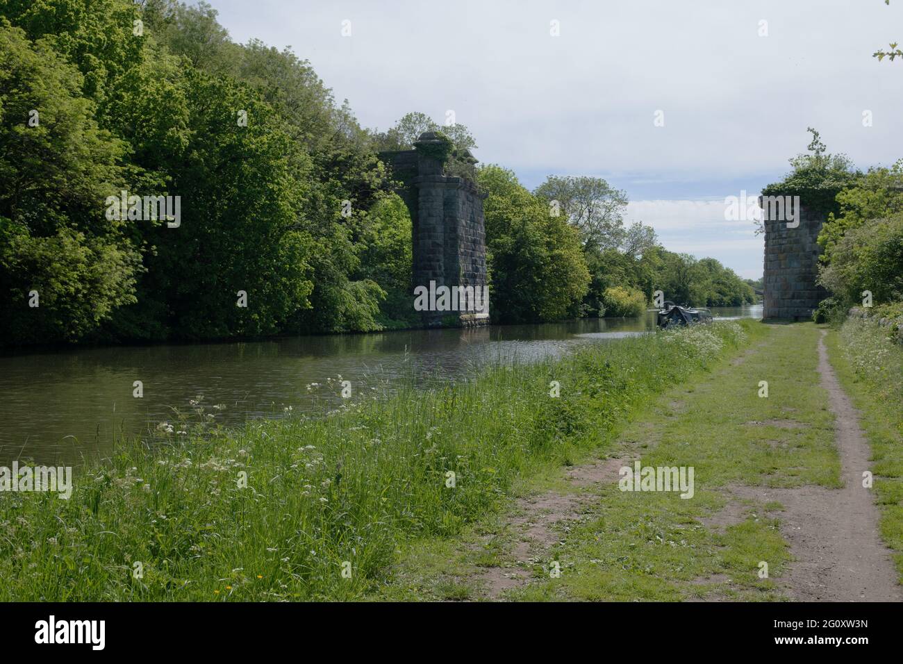 The Sharpness and Gloucester Canal between Sharpness and Purton
