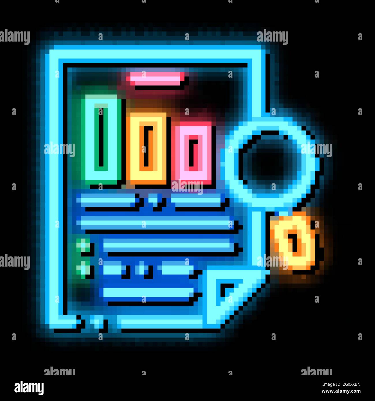 Neon sign macro Stock Vector Images - Alamy