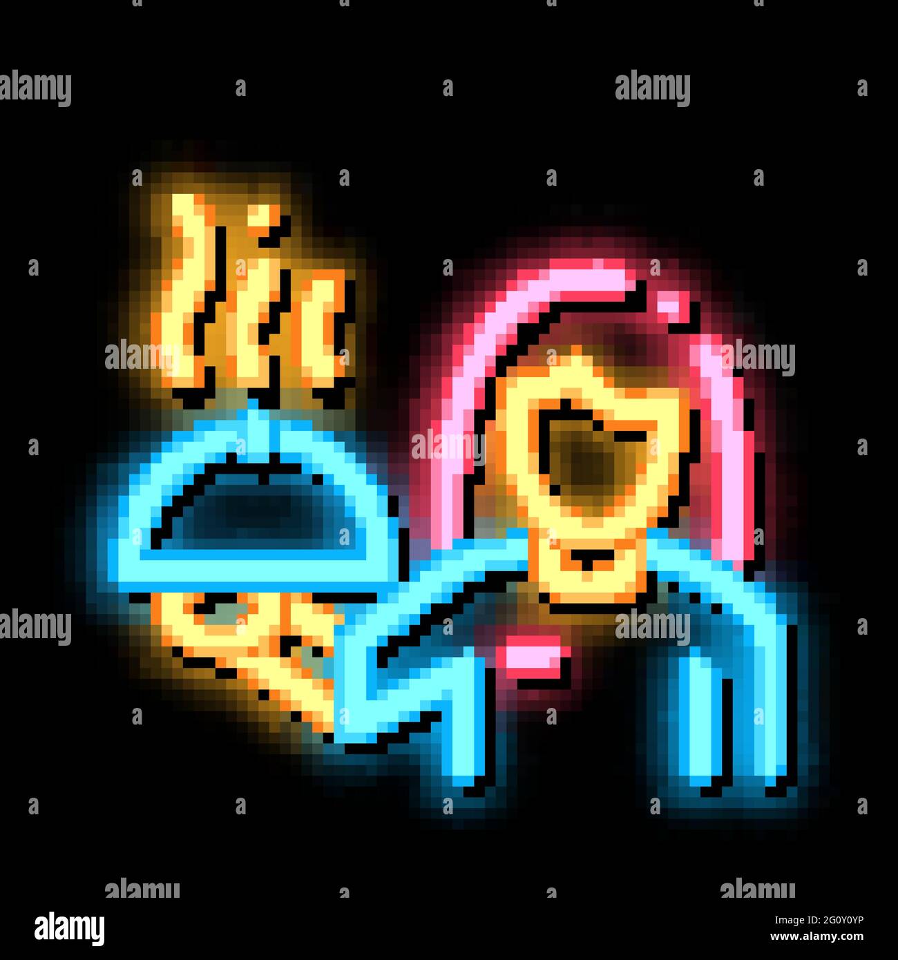 Food Delivery neon glow icon illustration Stock Vector Image & Art - Alamy