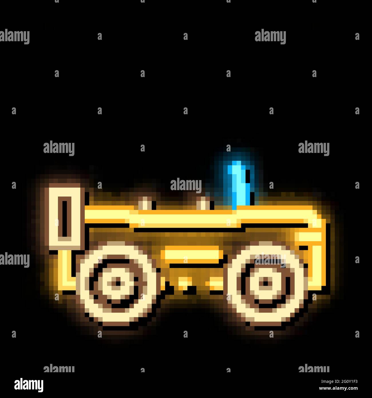 Automobile neon glow icon illustration Stock Vector Image & Art - Alamy