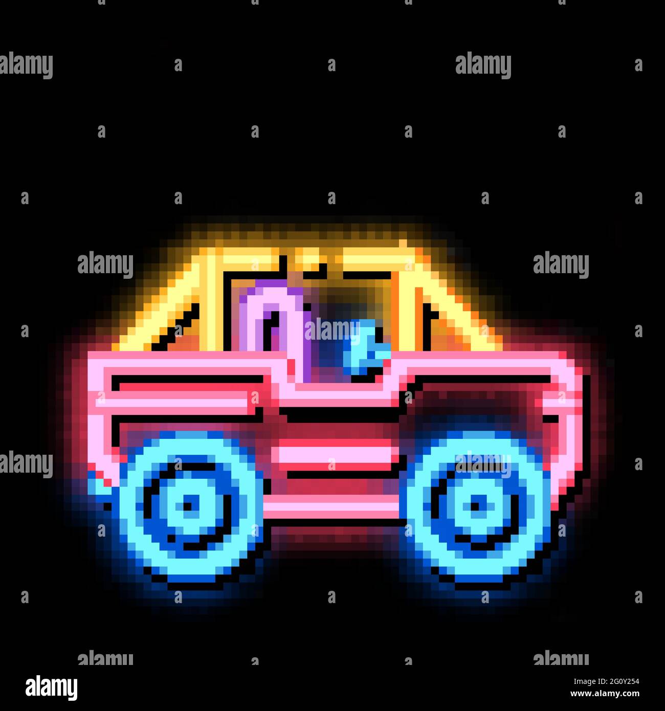 Car neon glow icon illustration Stock Vector Image & Art - Alamy