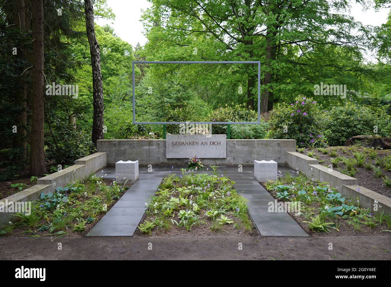 Hamburg, Germany. 03rd June, 2021. The memorial "Window of Remembrance