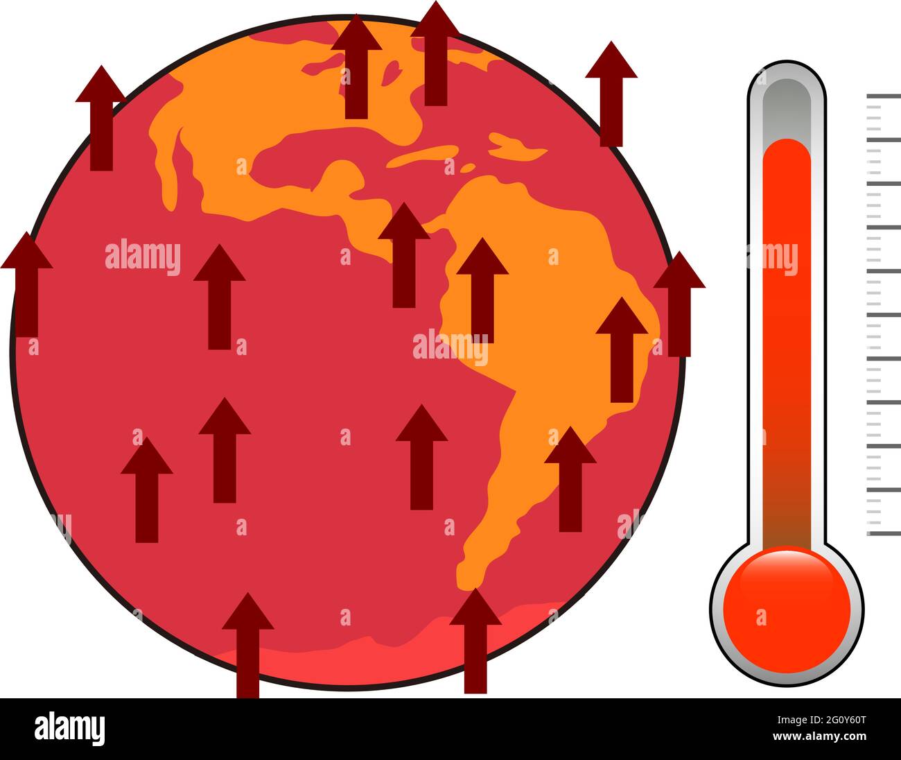 This is a illustration of a Global warming Stock Vector Image & Art - Alamy