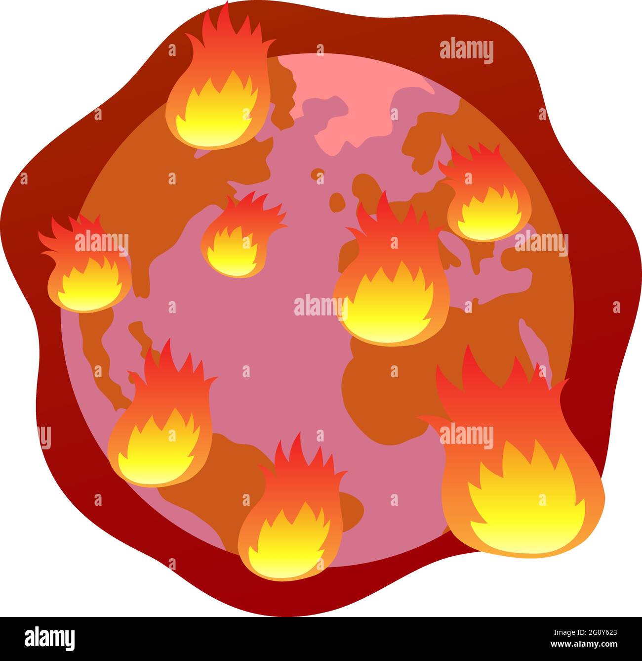This is a illustration of a Global warming Stock Vector Image & Art - Alamy