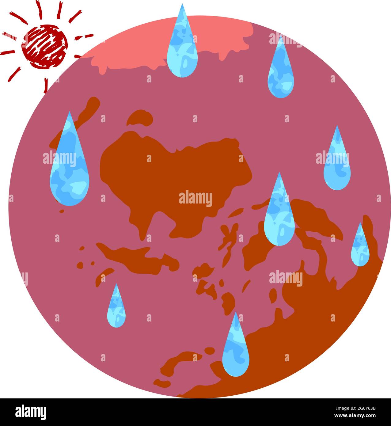 This is a illustration of a Global warming Stock Vector Image & Art - Alamy