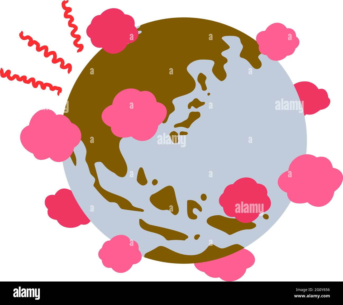 This is a illustration of a Global warming Stock Vector Image & Art - Alamy
