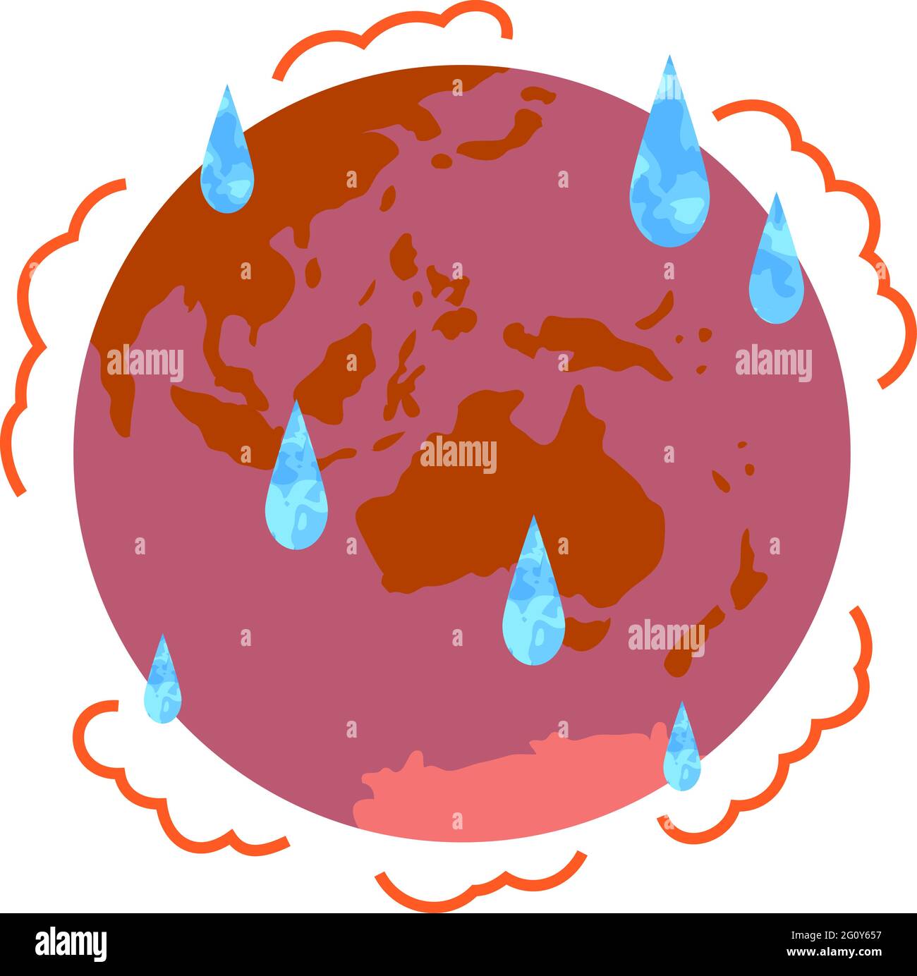This is a illustration of a Global warming Stock Vector Image & Art - Alamy