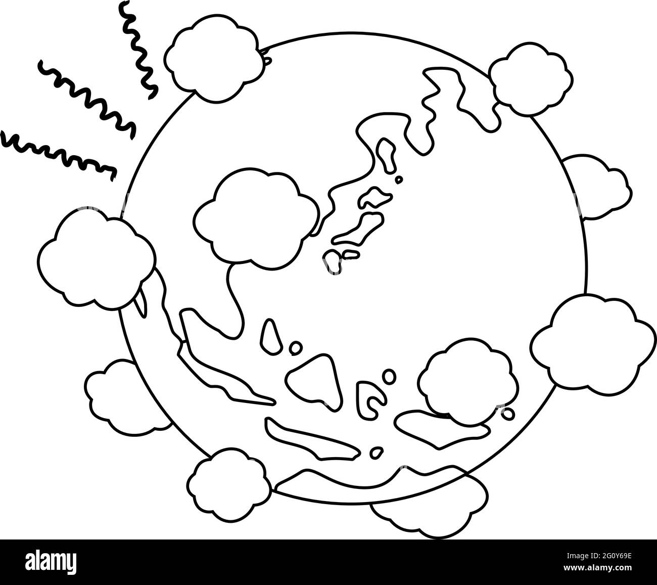 This is a illustration of a Global warming Stock Vector Image & Art - Alamy