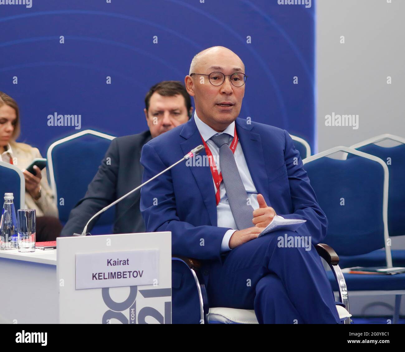 Kairat Kelimbetov, Governor, Astana International Financial Center seen