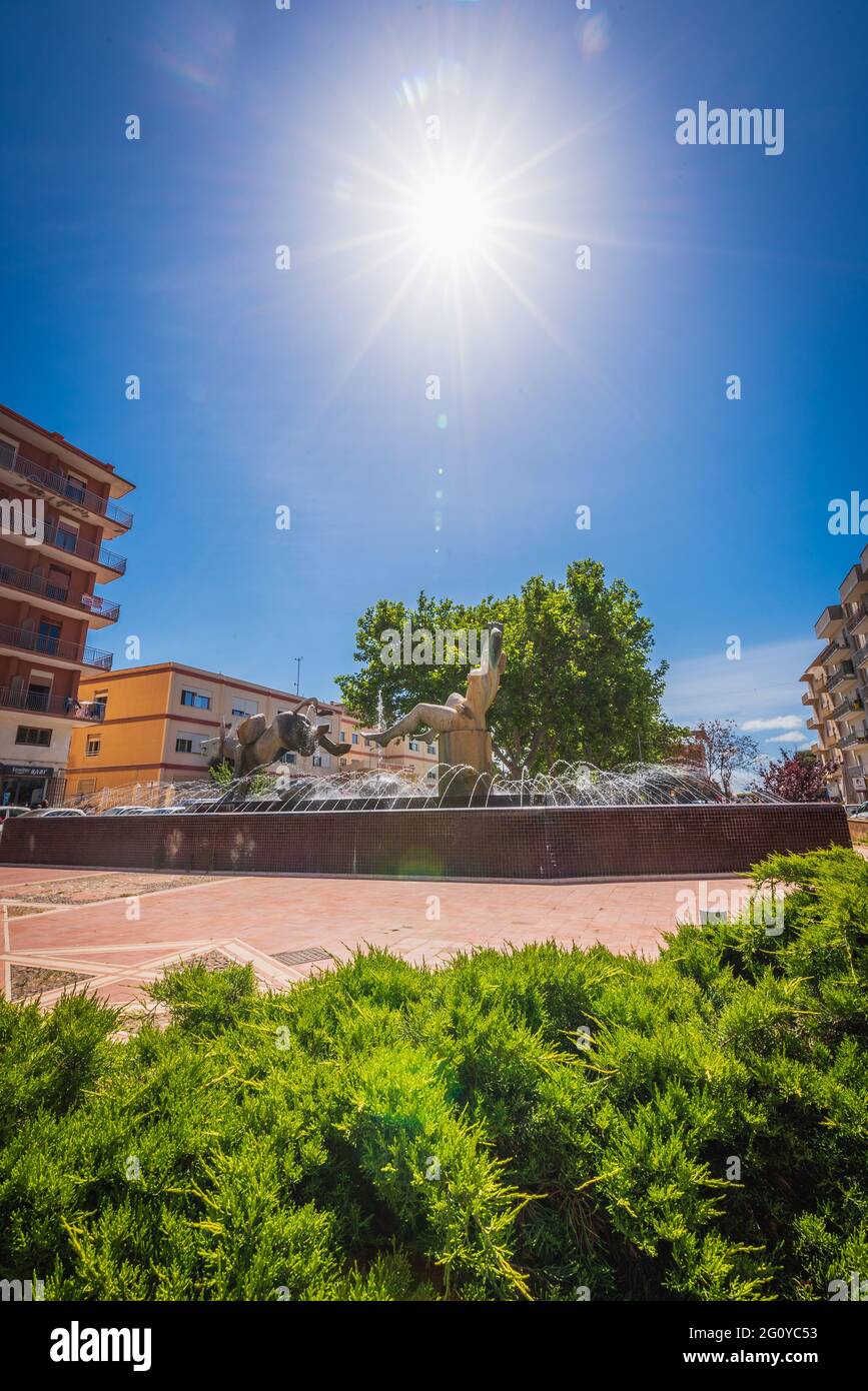 Fontana del Vino in Marsala, Trapani, Sicily, Italy, Europe Stock Photo