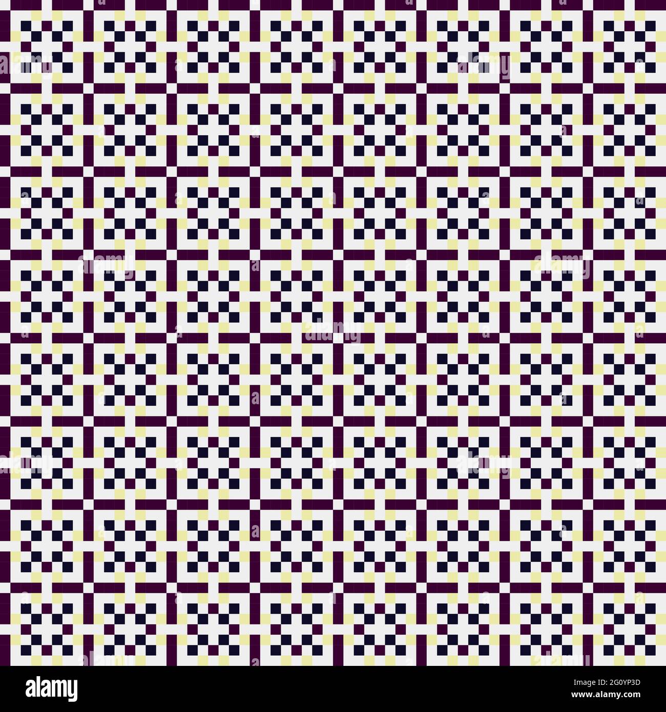 Abstract Cross-Pattern Dotted generative computational art illustration ...