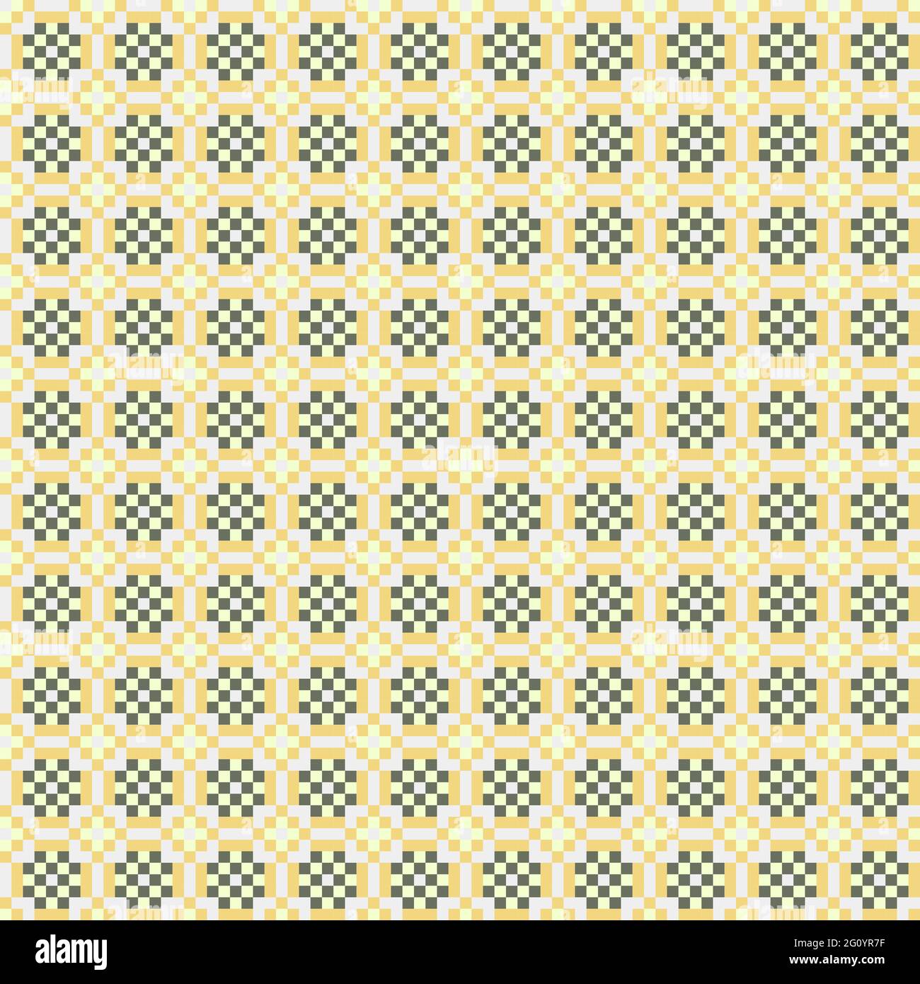 Abstract Cross-Pattern Dotted generative computational art illustration Stock Vector