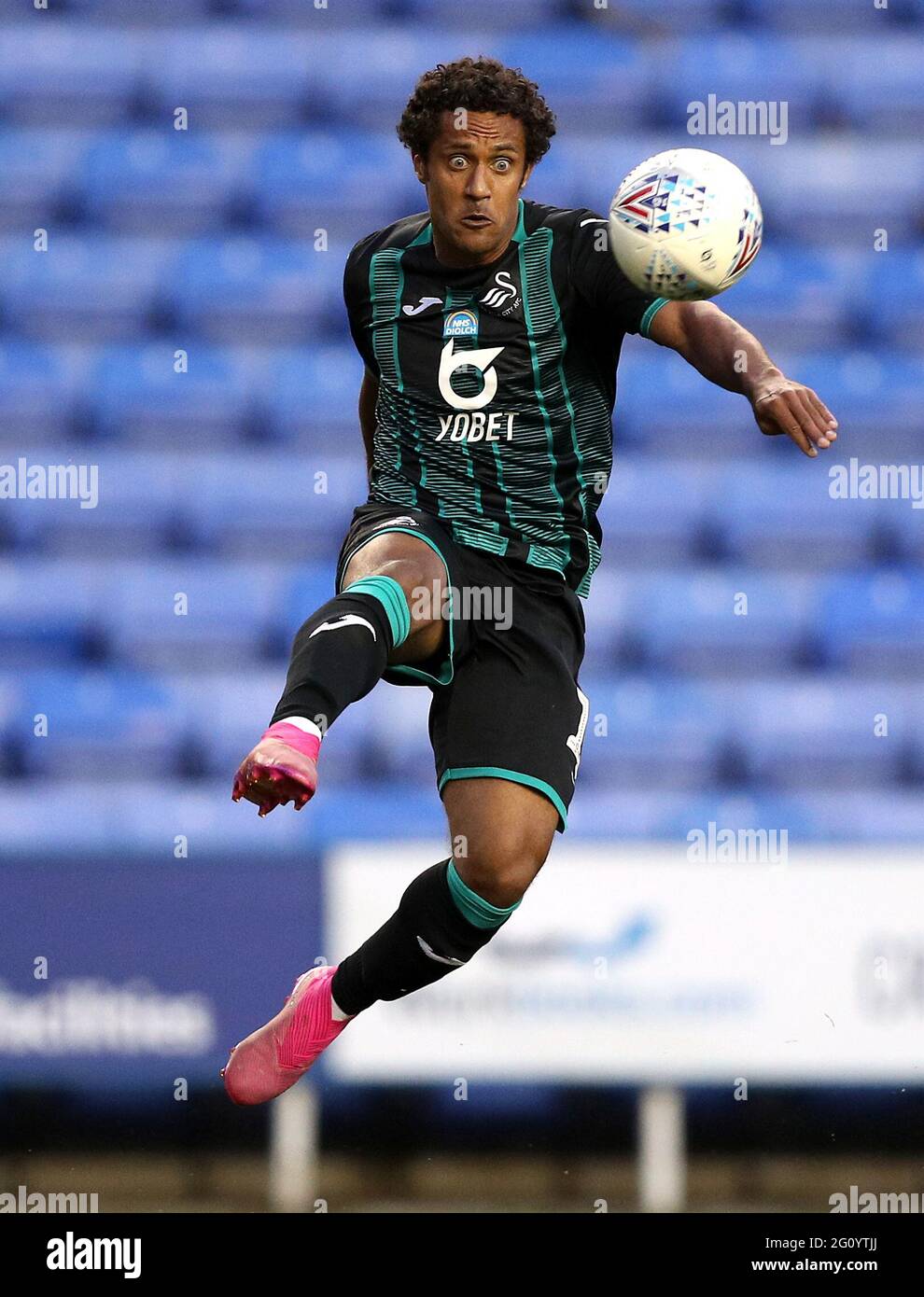 Wayne Routleg File photo dated 22-07-2020 of Swansea City's Wayne Routledge. Issue ...