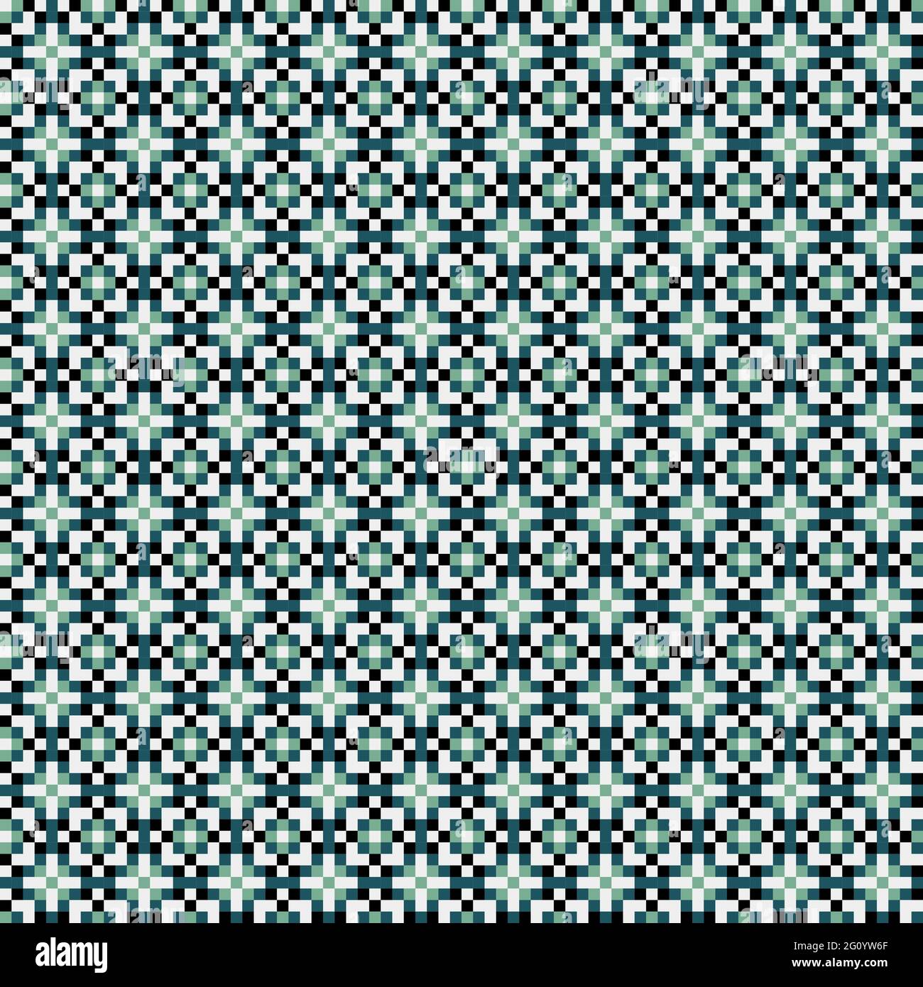 Abstract Cross-Pattern Dotted generative computational art illustration ...