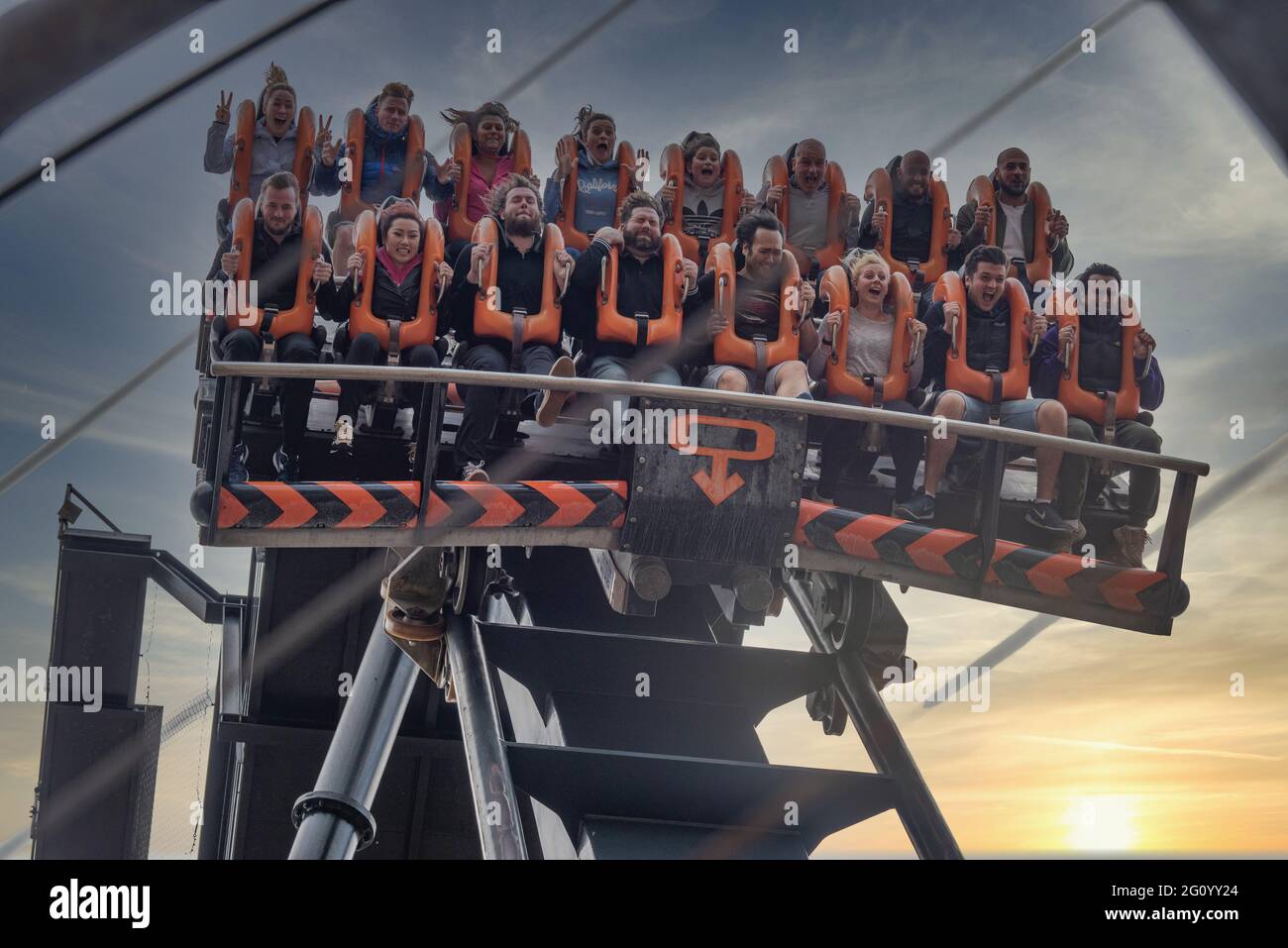 Oblivion The worlds first vertical drop rollercoaster At Alton Towers