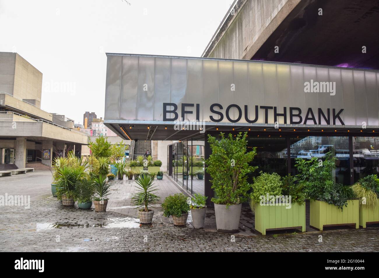 BFI Southbank exterior, London, United Kingdom. Stock Photo