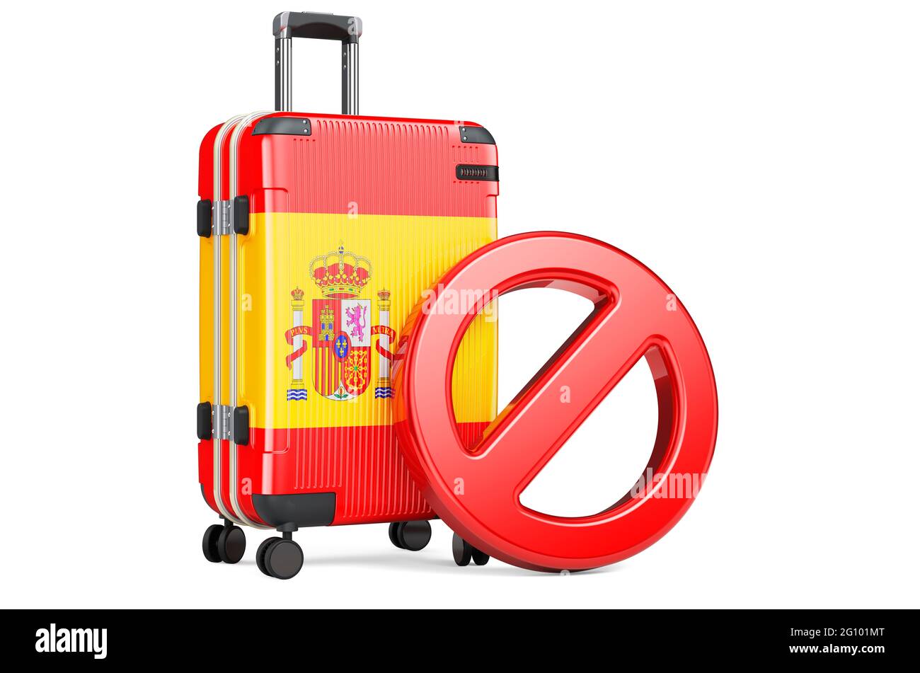 Spain no entry sign Cut Out Stock Images & Pictures Alamy