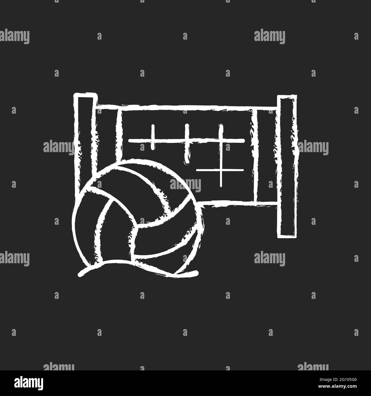 Beach volleyball court Black and White Stock Photos & Images Alamy
