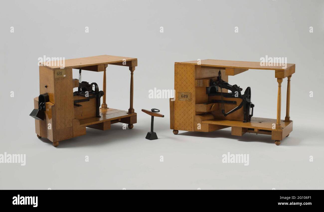 Two models of a Chain stopper. Two identical models of a chain plug ...