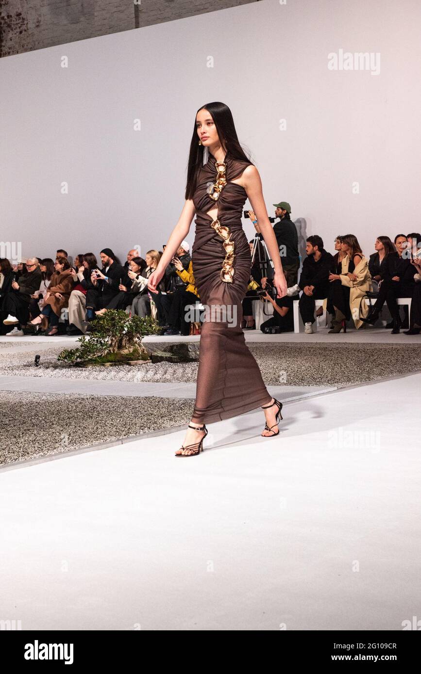 SYDNEY, AUSTRALIA JUNE 04: Models on the Runway the Christopher show during Afterpay Australian Fashion Week 2021 '22 Collections at Carriageworks on June 04, 2021 in Sydney, Australia Stock Photo - Alamy